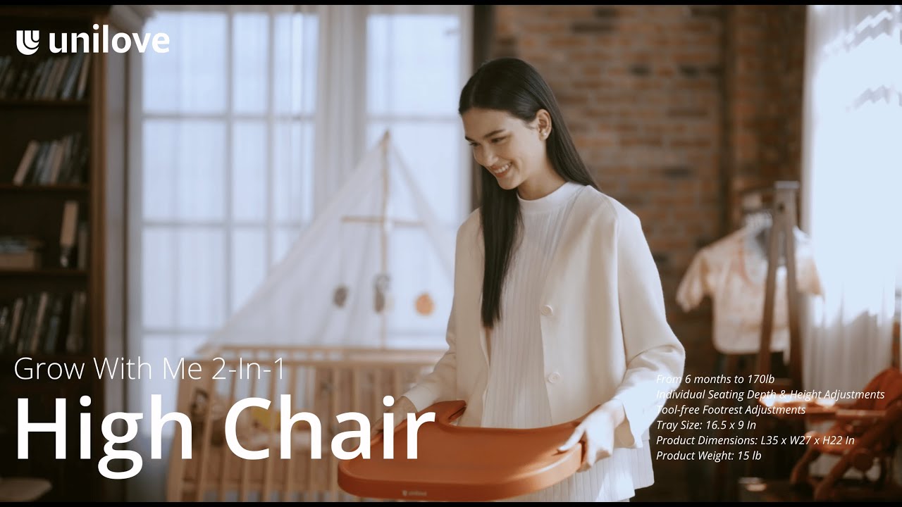 Grow With Me: The Ultimate Convertible High Chair | Unilove