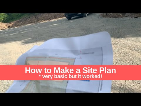 How make a simple site plan - Very basic but worked!
