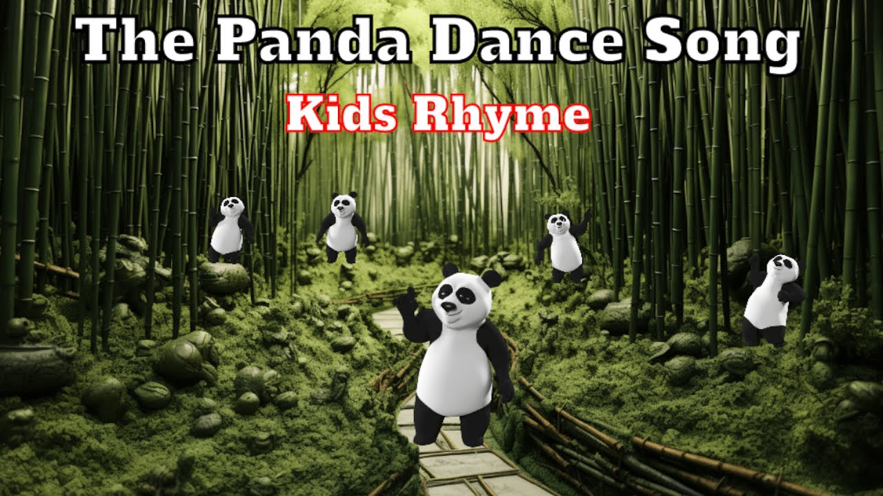 🐼 Panda Dance Party Sing & Dance with Five Pandas Animated Kids