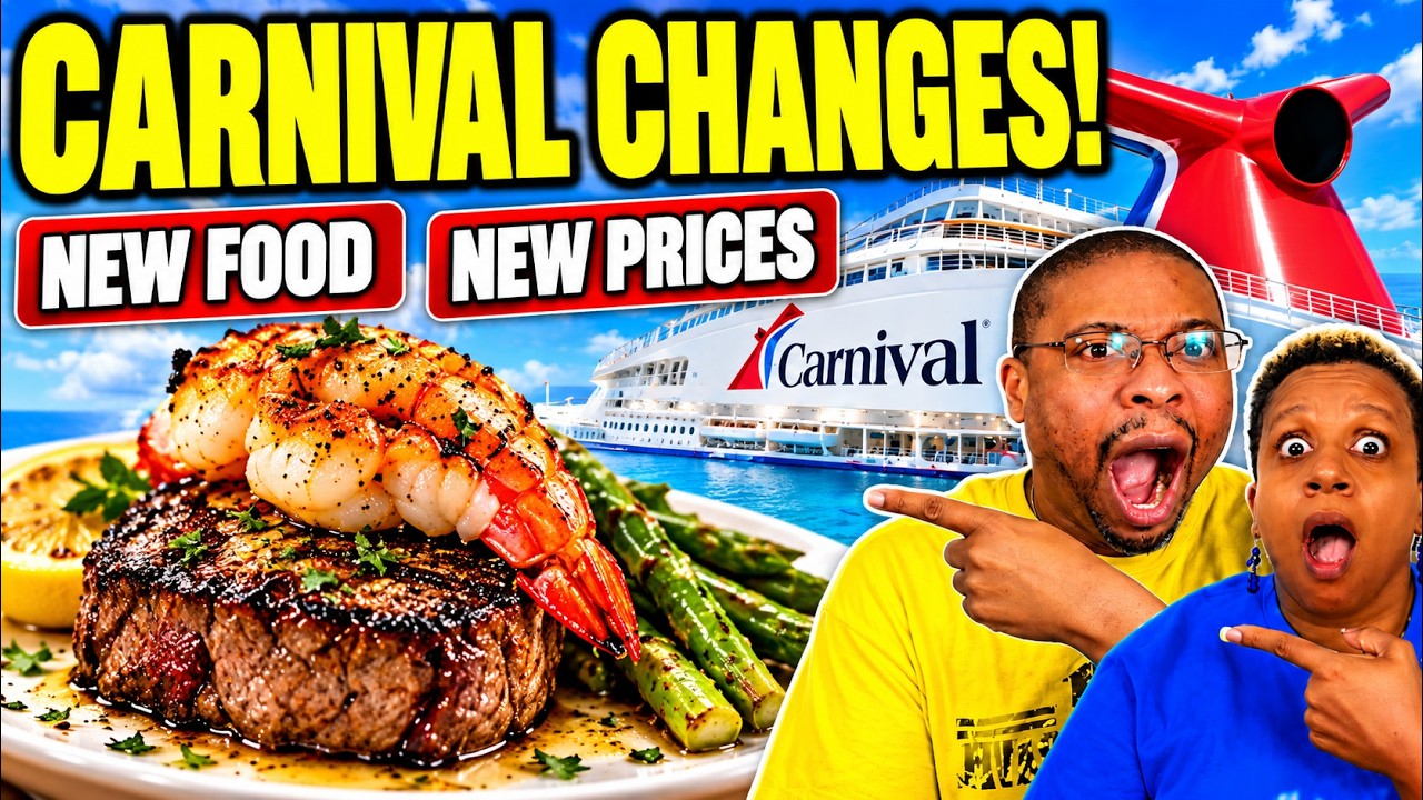 CARNIVAL CHANGES! First Time Cruisers Food, Prices & Rules for 2027