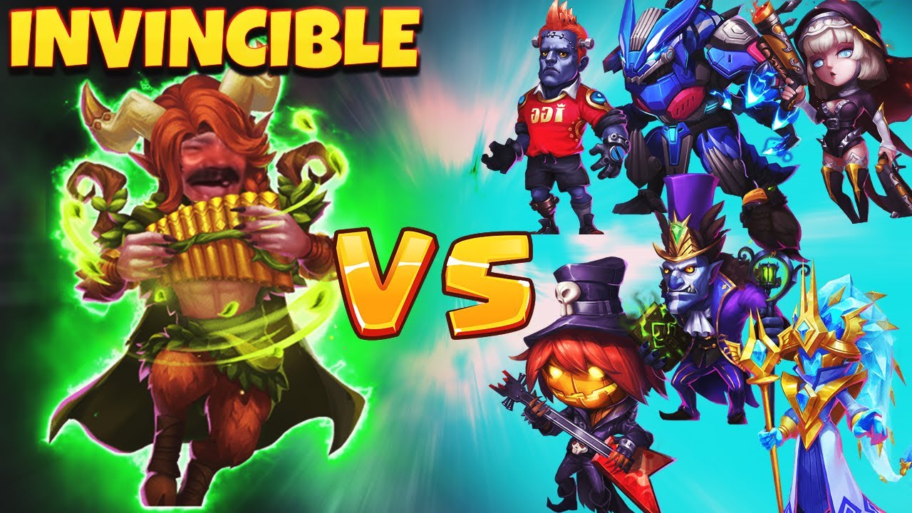 Tankiest Rambard Build | VS 6 Heroes 0 DMG TAKEN | 10 True Piety - 10 Sacred | CASTLE CLASH