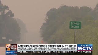 American Red Cross offers resources as Pineland Road fire continues to burn