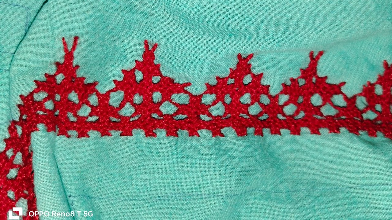 Trick and technique for round motif of Sindhi embroidery, gujrati stitch pattern, Sindhi tikka