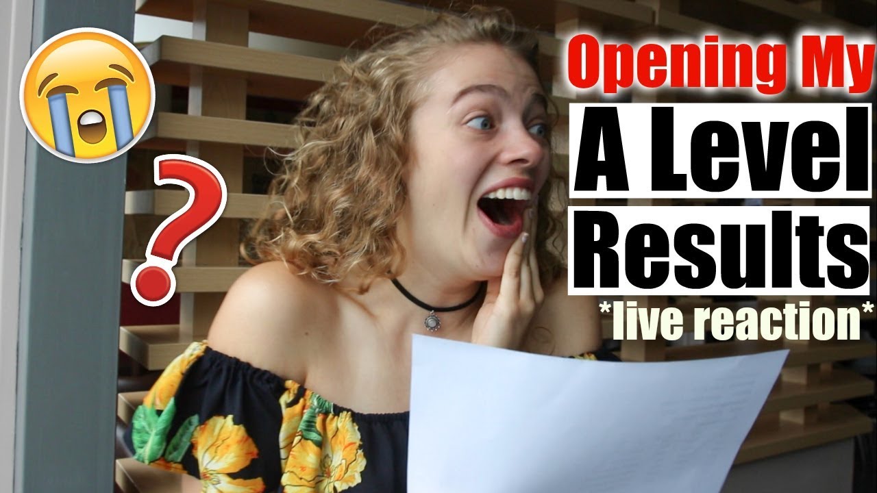 *live* OPENING MY A LEVEL RESULTS 2018 (emotional!!!) 😭🙈 x