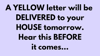 💌 🛑 God Message Today | A yellow letter will be delivered to your house… #Godsays #God #Godmessage