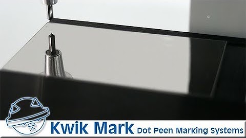 KwikMark KM-64 - Advanced Benchtop Dot Peen Marker