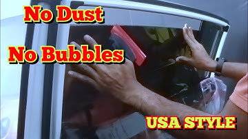 How To Install Car Back Door Window Tinting Like a Pro | Step-by-Step Guide 