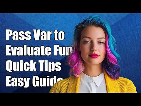 How can I pass variable into an evaluate function?