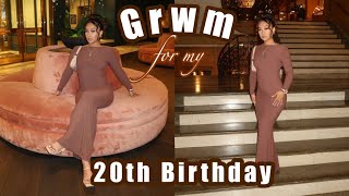 Birthday GRWM \& Mini Vlog: Celebrating My 20th!