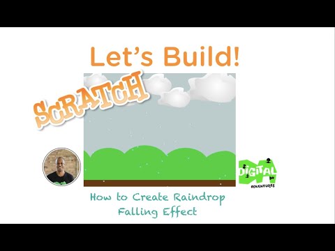 Let's Build: How to #code Raindrops Falling #videogame #Effect in # ...
