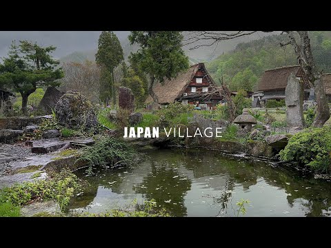 🔴 [LIVE] Relaxing Japan Walking Tour - Shirakawa-go, Most Beautiful Village in Japan,