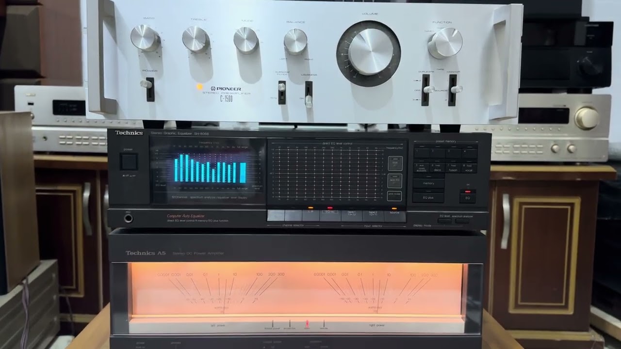 Technics A5 Power Amp and Technics SH-8066 EQ Combo: The Peak of