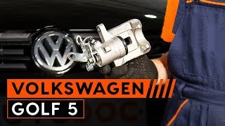 Remklauw vóór links en rechts monteren VW GOLF V (1K1): gratis video