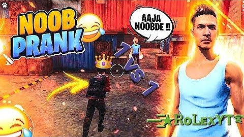 🤣 Main Noob Nahi Pro Hoon 😎 | Ultimate Noob Prank in Game #rolexyt #shorts #noob prank