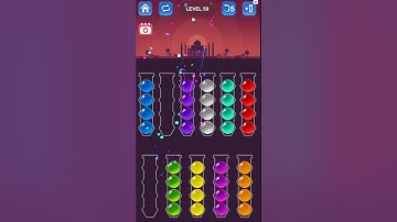 "Ball Sort Puzzle Game | All Levels Walkthrough | Level [50] Full Gameplay"🥎🥎 |  #gaming #minigames