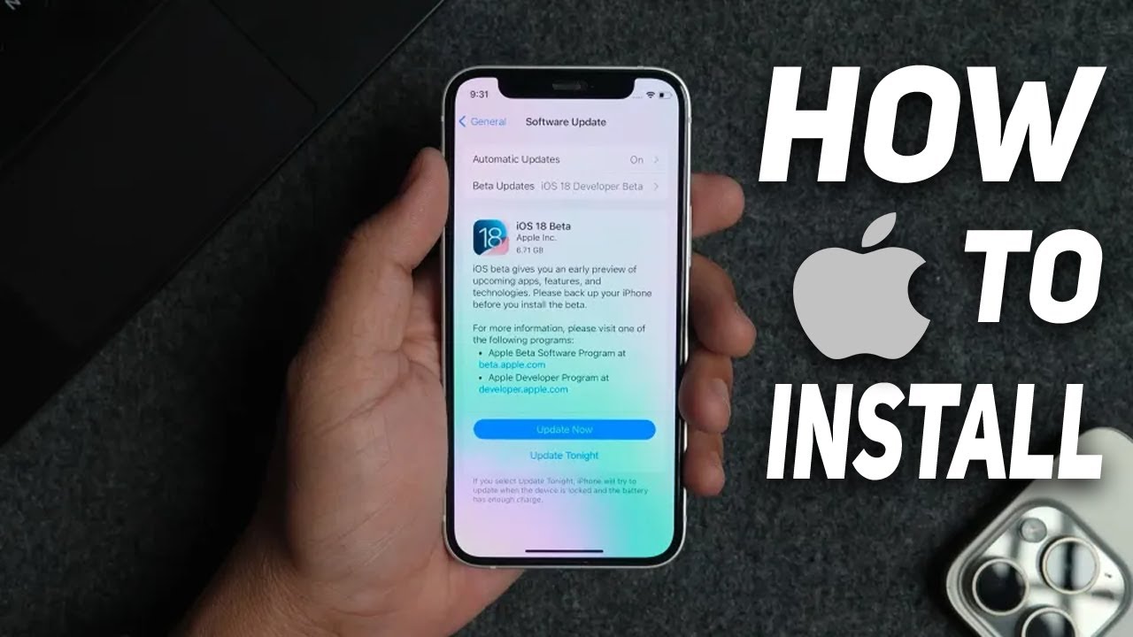 iOS 18 : How To Update Simple & Easy #ios18 - YouTube