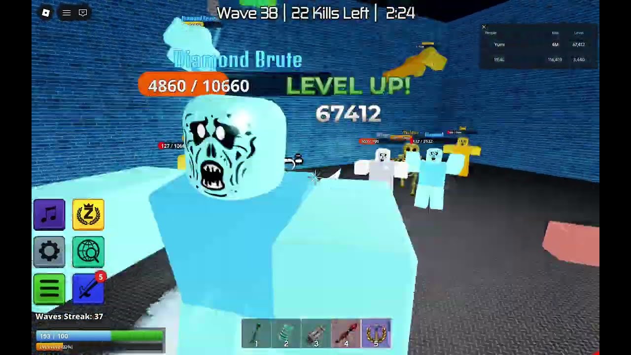 Zombie Rush hardcore day 1 After XMAS (Christmas) Update