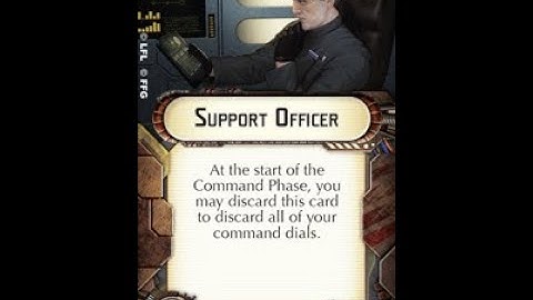 How-to use Officer "Support Officer" - Star Wars Armada Explained (SWAE)