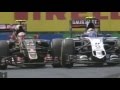 F1 2015 Hungary Pastor Maldonado and Sergio Pérez Crash