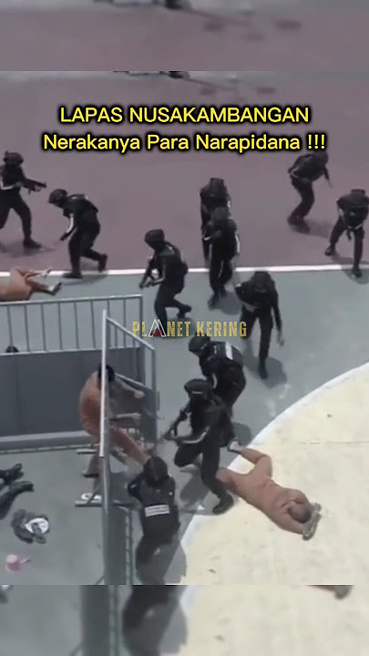 This is what Nusakambangan Prison looks like #tni #police #viral