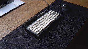 Lubed and Filmed FFFF Tactile Switches Sound Test | ePBT Ivory | D65