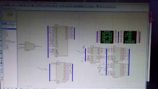 matriz 8x8 con 28C64