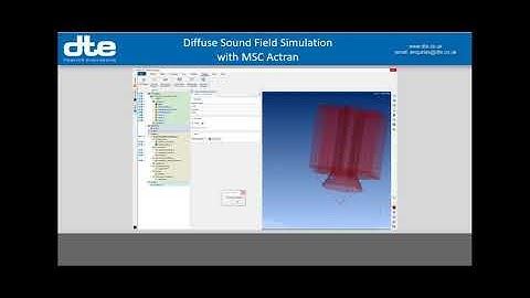 Actran Diffuse Sound Field (DSF) demo