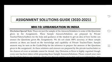MHI 10 Ignou Solved Assignment 2020-21