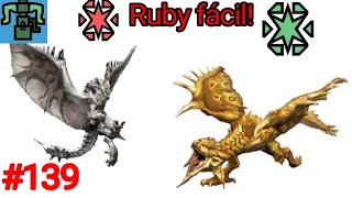 MHFU (High Rank) Gold Rathian and Silver Rathalos, Easy Ruby