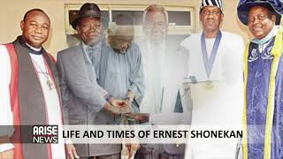 LIFE AND TIMES OF ERNEST SHONEKAN - ARISE NEWS REPORT