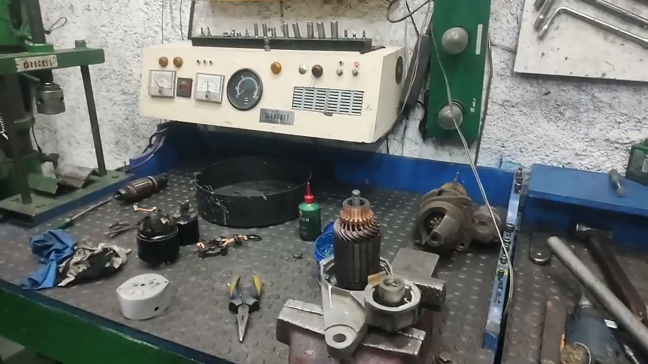 Motor de Partida Logos , Polo partida fazendo barulho. Bendix patinando trocar induzido 