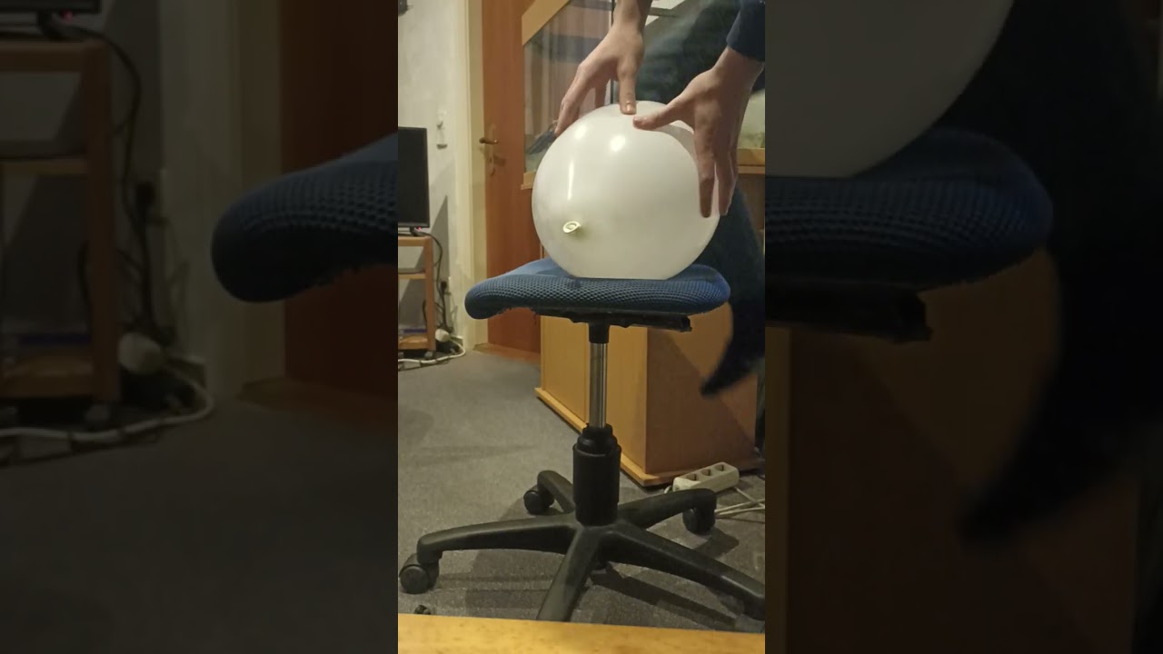 Sit to pop balloons