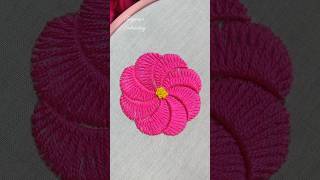 Excellent Flower Embroidery 🌸🪡 #excellent #flowers #embroidery #vairal #foryou