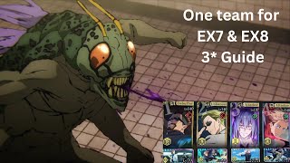 Story Chapter Ex7 & Ex8 3* Guide - Jujutsu Kaisen Phantom Parade
