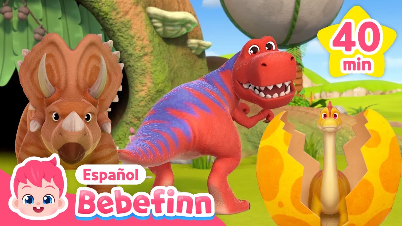 A Cantar y Bailar con los Dinosaurios | Dinosaurios para niños | Bebefinn en español