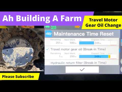 How to change gear oil on Kubota SVL75-3 Gear Oil  SAE 80W -90