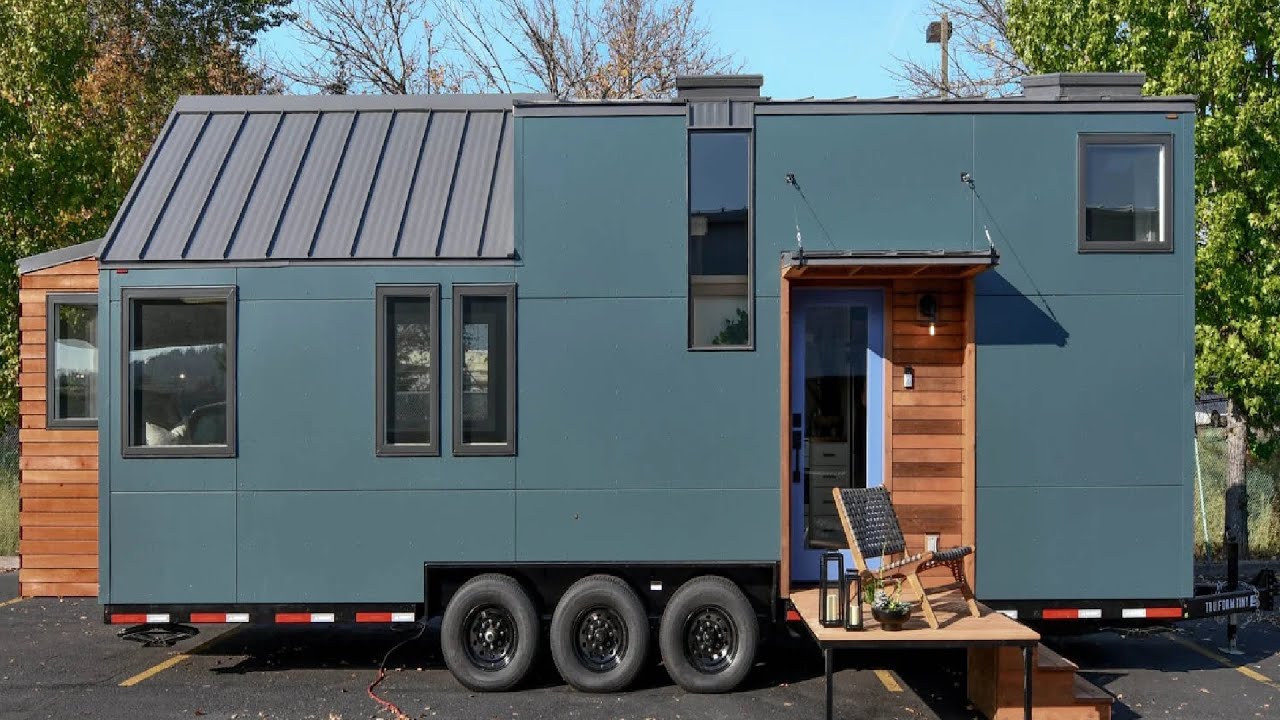 The Most Beautiful Urban Kootenay Tiny House by Tru Form Tiny