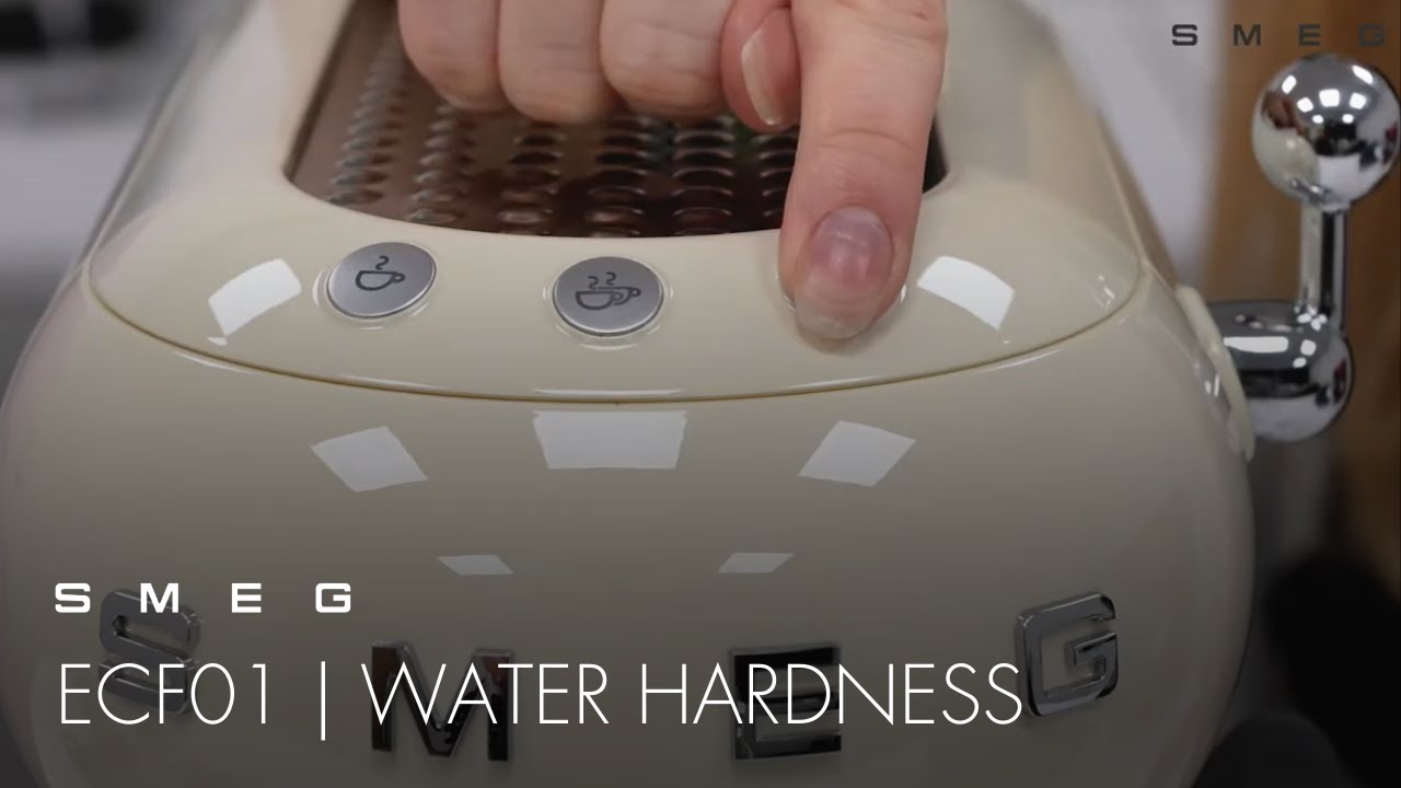 How to Set the Water Hardness Smeg ECF01 YouTube