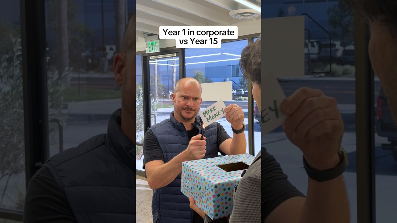 When 15 years of corporate teaches you what actually matters 🫨