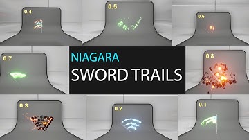 Sword Trail VFX Preview -Advanced Niagara Essential VFX Vol:01 - Unreal Engine(UE4 / UE5)