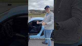 Porsche Carbon Buckets - How To Get In &amp; Out Properly 🧐🤔#porsche