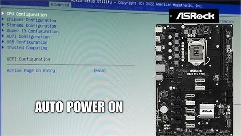 How To Auto Power On Asrock Q 270 Btc+ Motherboard