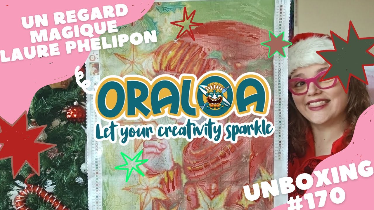 Unboxing #170 - Un regard magique Oraloa #diamondpainting #arttherapy #pixelart #cozy #christmas
