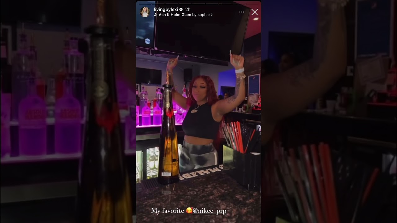 CJ admiring his first child's mother  