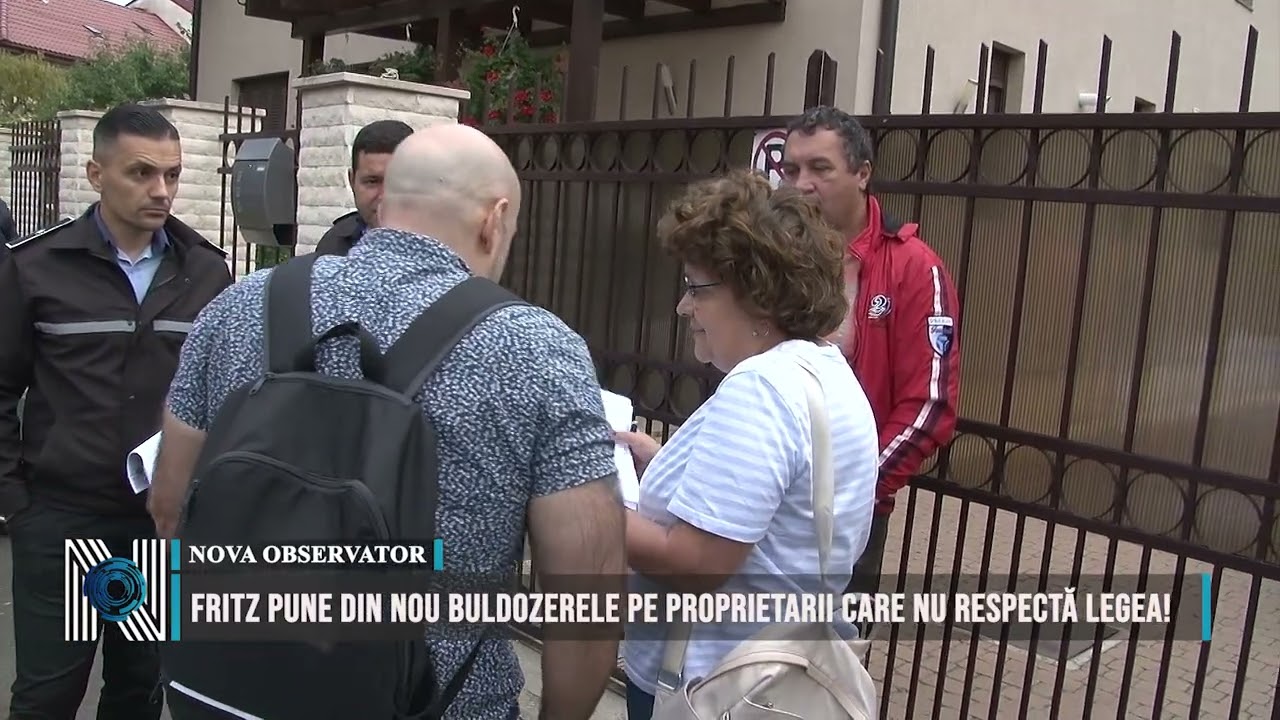 FRITZ PUNE DIN NOU BULDOZERELE PE PROPRIETARII CARE NU RESPECTĂ LEGEA! 