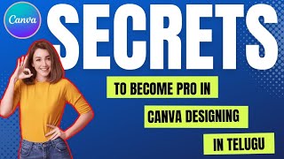 #canvadesigning  In Telugu || #canvatutorial  for beginners