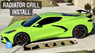 C8 CORVETTE RADIATOR GRILLS AND STRUT TOWER COVERS INSTALL (HOW TO)