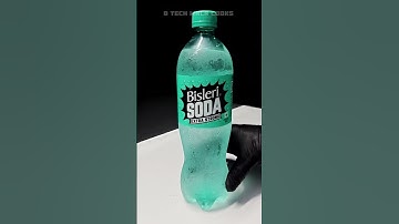 GREEN APPLE SPARKLING WATER DRINK #sparklingwater #asmr #drink #shorts