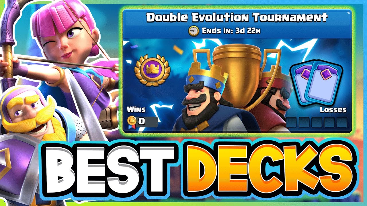 Part 1  Best Evolution Duel Decks #clashroyale #evolution