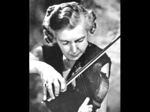 Isolde Menges (Vn)　Beethoven Violin concerto ～　1'st Mov.